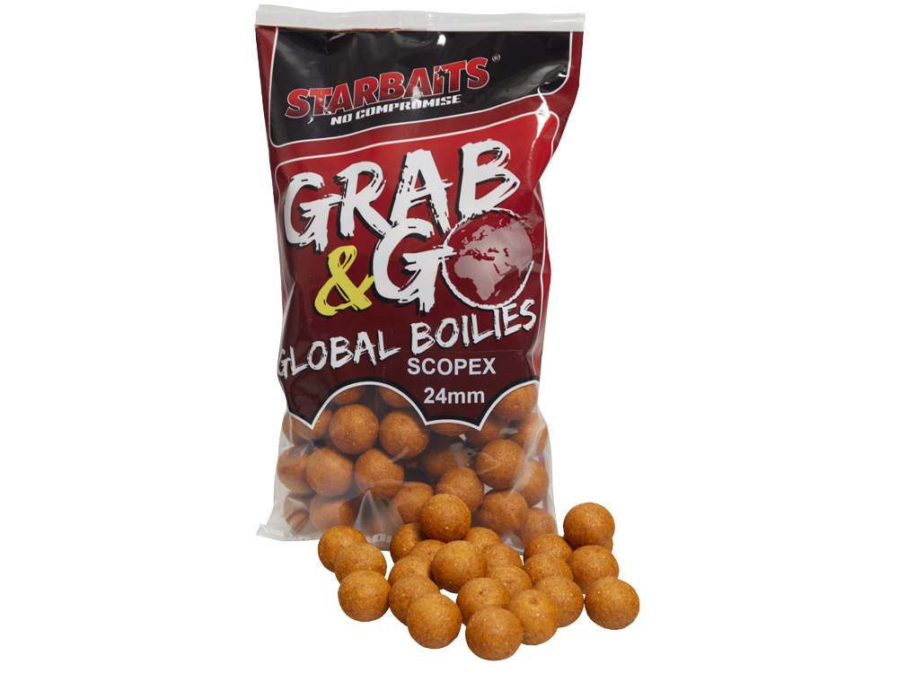 Obrázek k výrobku 73056 - STARBAITS Boilies Grab & Go Global 24 mm 1 kg - Příchuť: Scopex