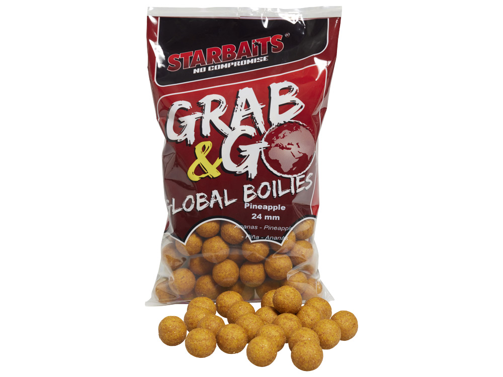 Obrázek k výrobku 73059 - STARBAITS Boilies Grab & Go Global 24 mm 1 kg - Příchuť: Sweet Corn