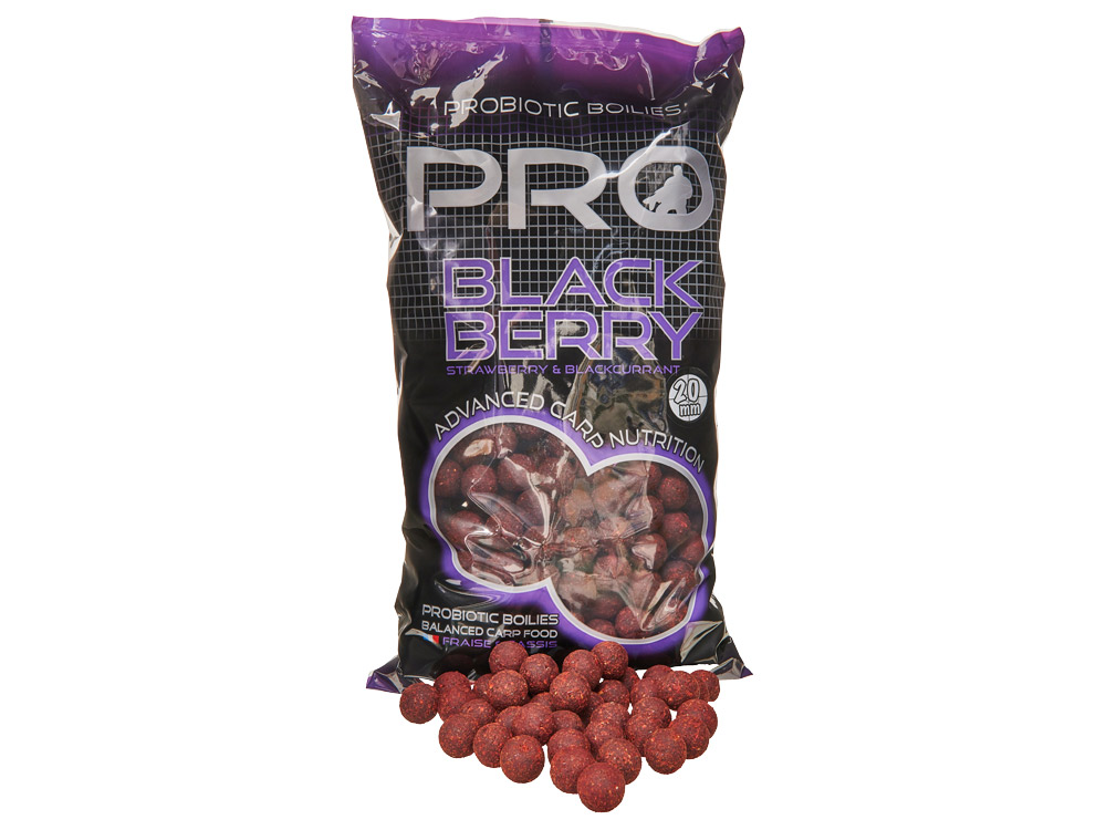 Obrázek k výrobku 71594 - STARBAITS Boilies PROBIOTIC Blackberry - Průměr: 20 mm, Balení: 2.5 kg