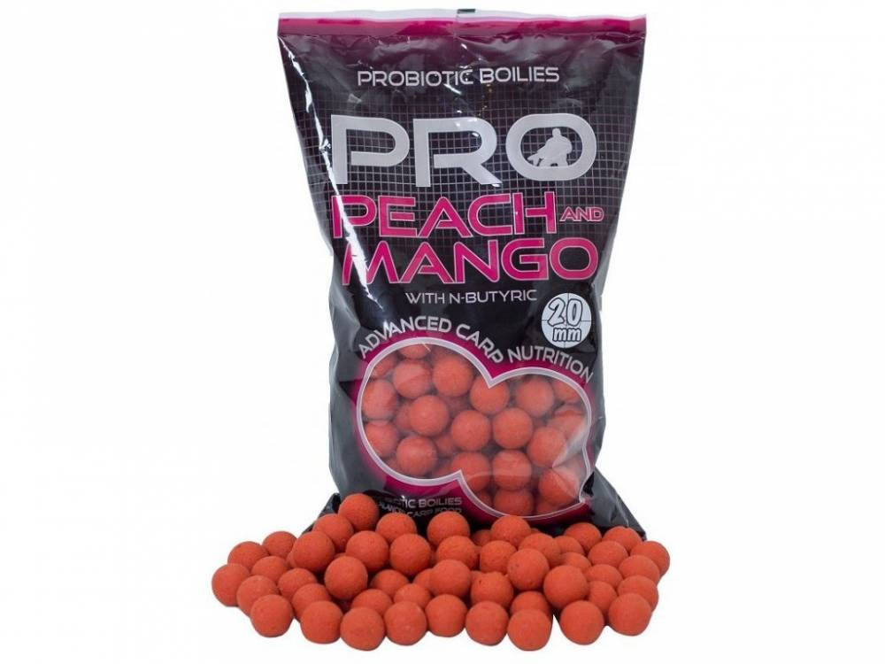 Obrázek k výrobku 70001 - STARBAITS Boilies PROBIOTIC Peach Mango 1 kg - Průměr 20 mm