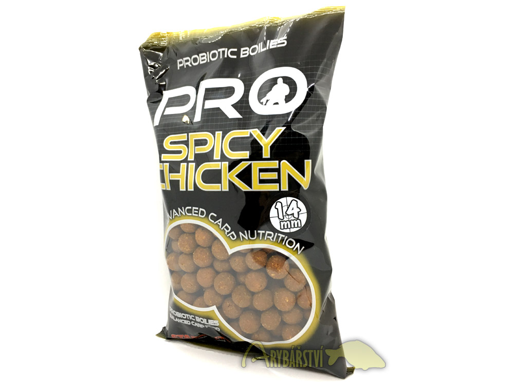 Obrázek k výrobku 70348 - STARBAITS Boilies PROBIOTIC Spicy Chicken - Průměr: 14 mm, Balení 1 kg