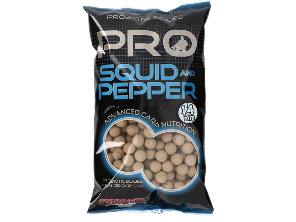 Obrázek k výrobku 68823 - STARBAITS Boilies PROBIOTIC Squid Pepper - Průměr: 14 mm, Balení: 1 kg