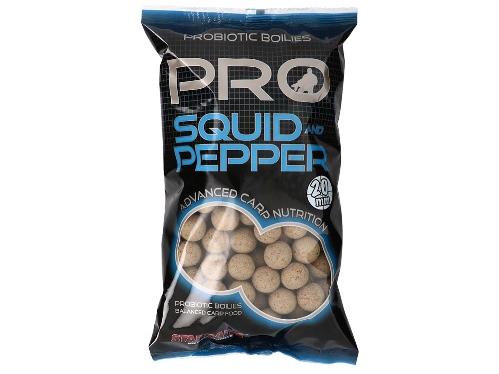 Obrázek k výrobku 68824 - STARBAITS Boilies PROBIOTIC Squid Pepper - Průměr: 20 mm, Balení: 1 kg