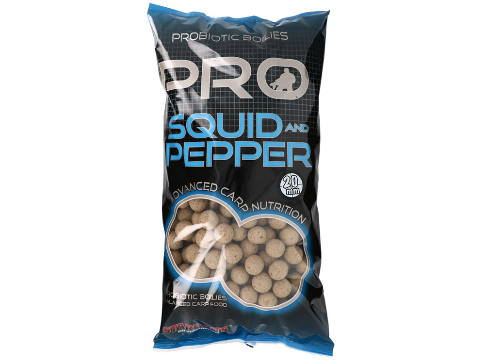 Obrázek k výrobku 68825 - STARBAITS Boilies PROBIOTIC Squid Pepper - Průměr: 20 mm, Balení: 2.5 kg