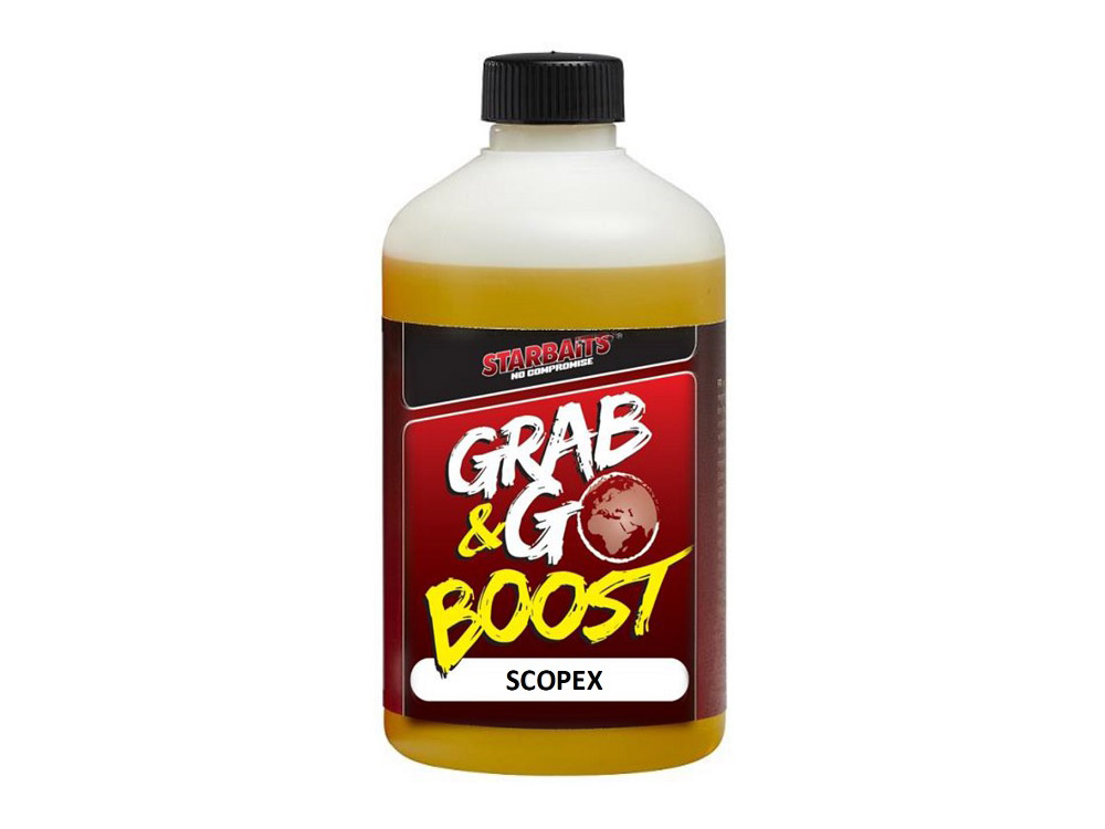 Obrázek k výrobku 72501 - STARBAITS Booster Grab Go Global Boost 500 ml - Příchuť: Scopex