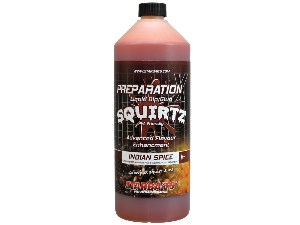 Obrázek k výrobku 68841 - STARBAITS Booster Prep X Squirtz 1L - Příchuť: Indian Spice