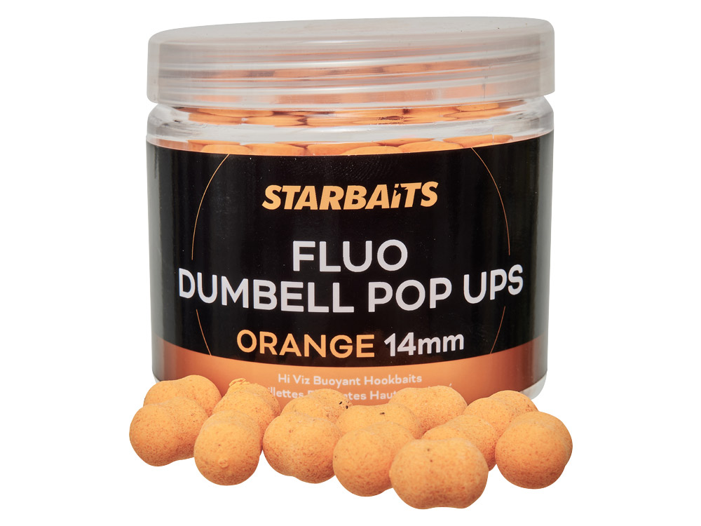 Obrázek k výrobku 72647 - STARBAITS Dumbell Fluo Pop Ups 14 mm 70 g