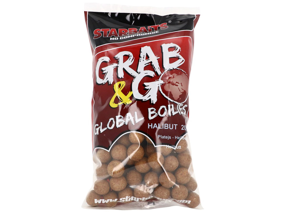 Obrázek k výrobku 68919 - STARBAITS GRAB & GO GLOBAL BOILIES 20 mm 1 kg - Příchuť: halibut