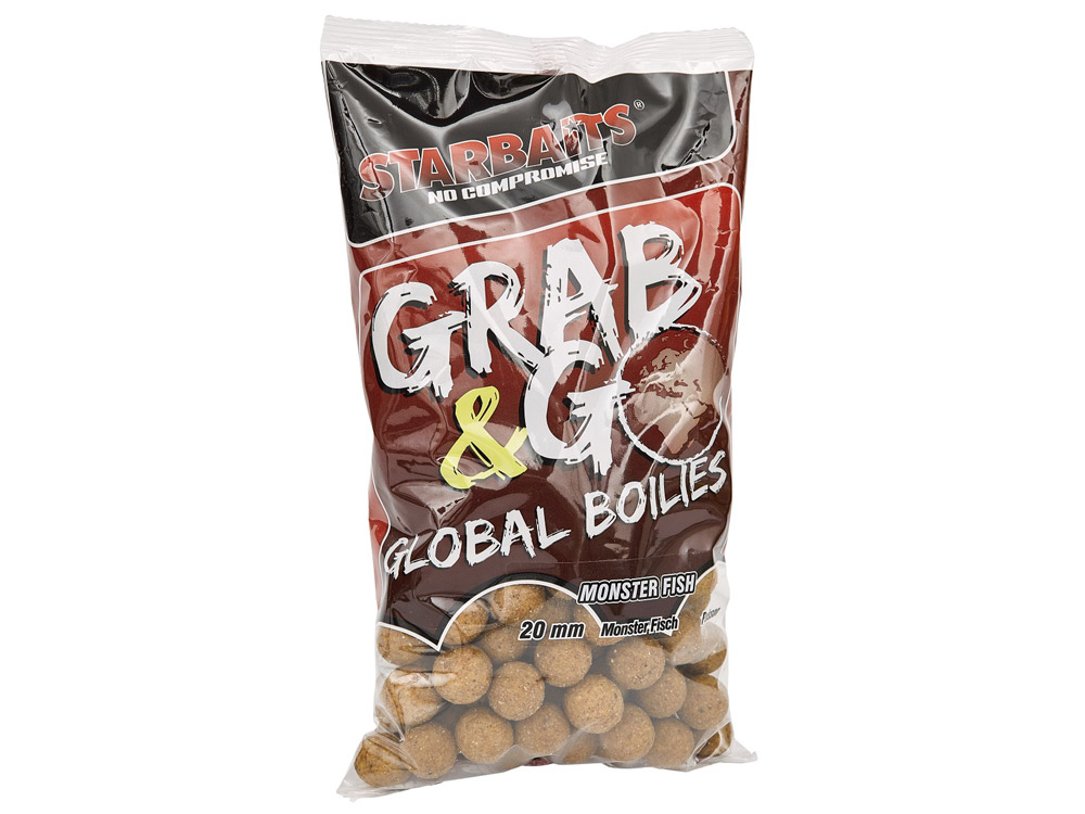 Obrázek k výrobku 68910 - STARBAITS GRAB & GO GLOBAL BOILIES 20 mm 1 kg - Příchuť: Monster Fish