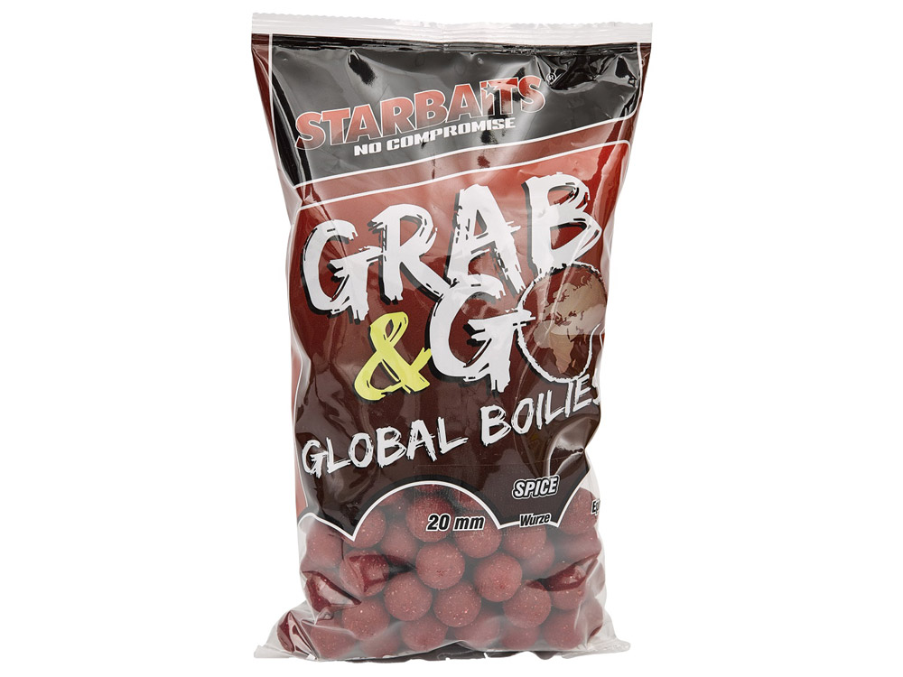 Obrázek k výrobku 68914 - STARBAITS GRAB & GO GLOBAL BOILIES 20 mm 1 kg - Příchuť: Spice