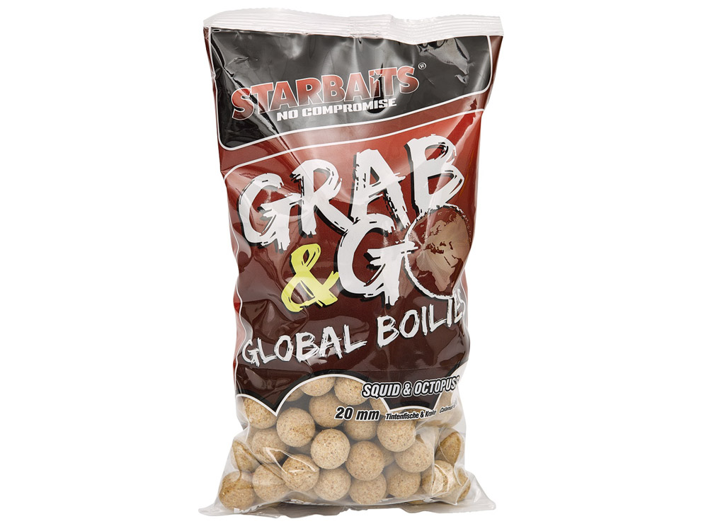 Obrázek k výrobku 68916 - STARBAITS GRAB & GO GLOBAL BOILIES 20 mm 1 kg - Příchuť: squid octopus