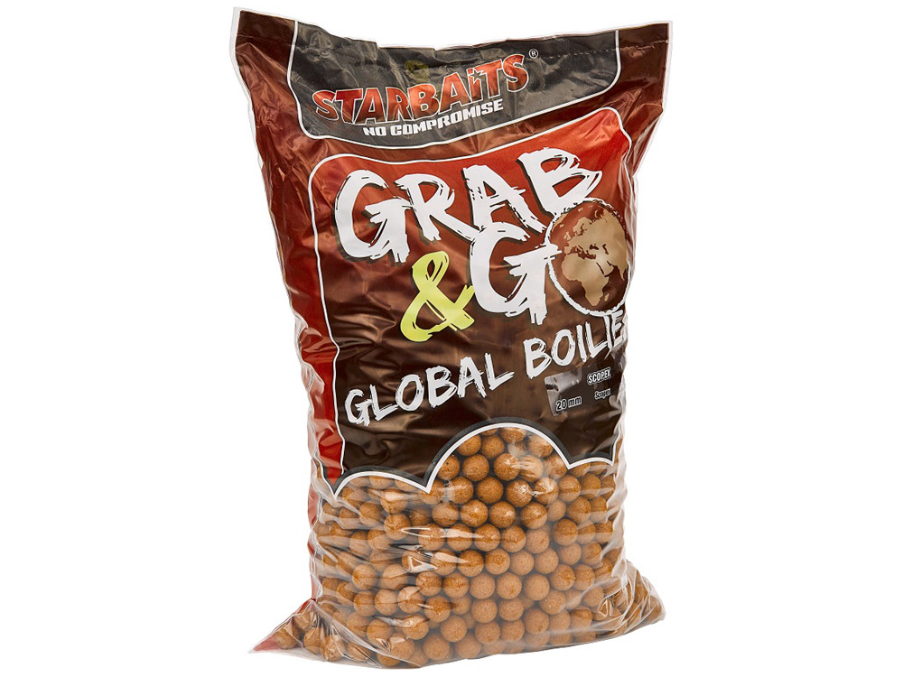 Obrázek k výrobku 68927 - STARBAITS GRAB & GO GLOBAL BOILIES 20 mm 10 kg - Příchuť: scopex