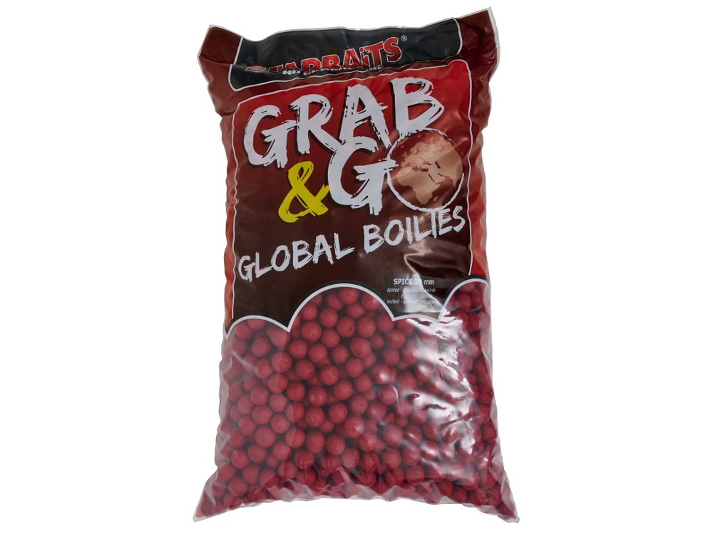 Obrázek k výrobku 68930 - STARBAITS GRAB & GO GLOBAL BOILIES 20 mm 10 kg - Příchuť: Spice