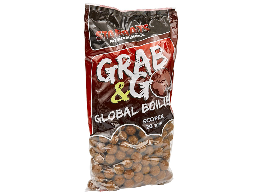 Obrázek k výrobku 68939 - STARBAITS GRAB & GO GLOBAL BOILIES 20 mm 2.5 kg - Příchuť: scopex