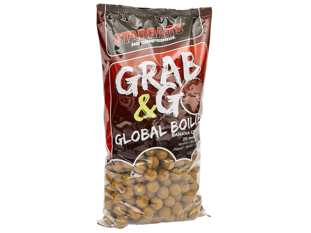 Obrázek k výrobku 68936 - STARBAITS GRAB & GO GLOBAL BOILIES 20 mm 2.5 kg - Příchuť: Banana Cream