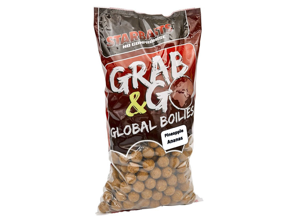 Obrázek k výrobku 71944 - STARBAITS GRAB & GO GLOBAL BOILIES 20 mm 2.5 kg - Příchuť: ananas