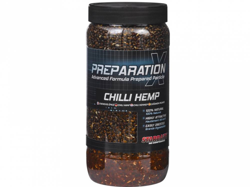 Obrázek k výrobku 61032 - STARBAITS Konopí PREPARATION X CHILLI HEMP 1L