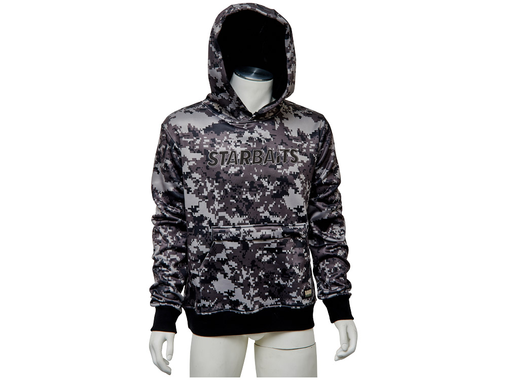 Obrázek k výrobku 72391 - STARBAITS Mikina Bank Grey Digi Cam Hoodie