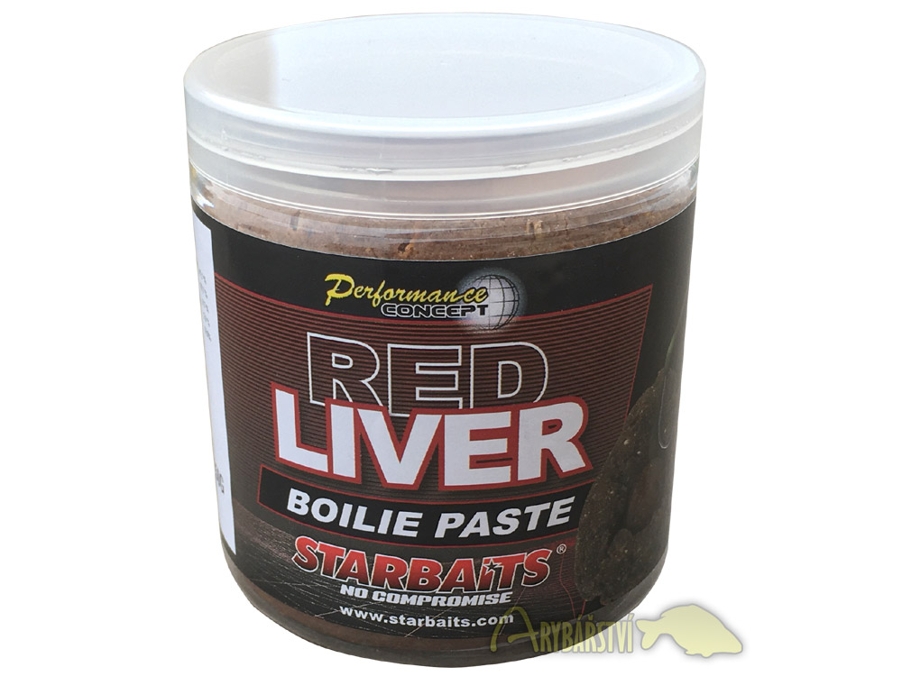 Obrázek k výrobku 70403 - STARBAITS Obalovací pasta Boilie Paste 250 g Red Liver