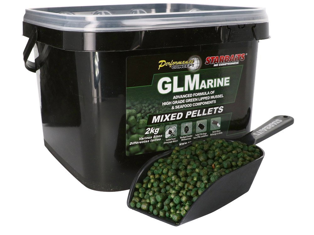 Obrázek k výrobku 70594 - STARBAITS Pelety CONCEPT GLMarine Pellets Mixed 2 kg