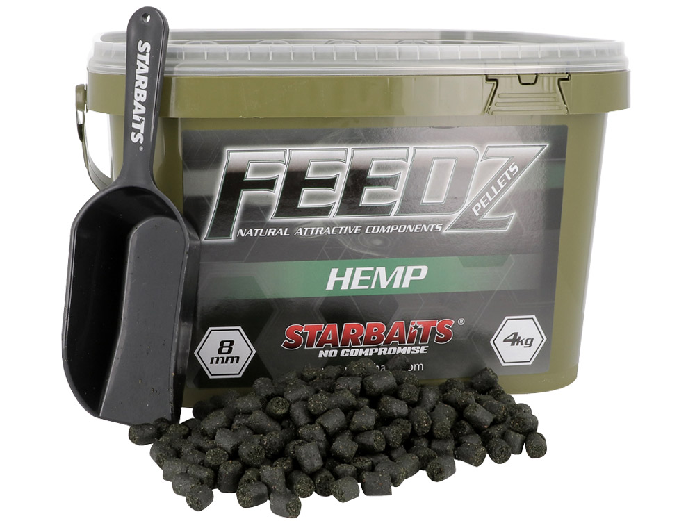 Obrázek k výrobku 69029 - STARBAITS Pelety FEEDZ HEMP PELLETS 8 mm - Balení: 4 kg