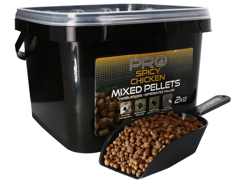 Obrázek k výrobku 70507 - STARBAITS Pelety PROBIOTIC Spicy Chicken Pellets Mixed 2 kg