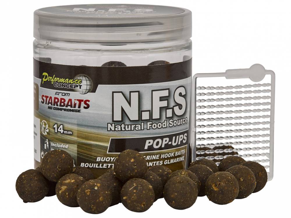 Obrázek k výrobku 69977 - STARBAITS Plovoucí Boilie CONCEPT N.F.S Pop-Up 80 g - Průměr: 14 mm