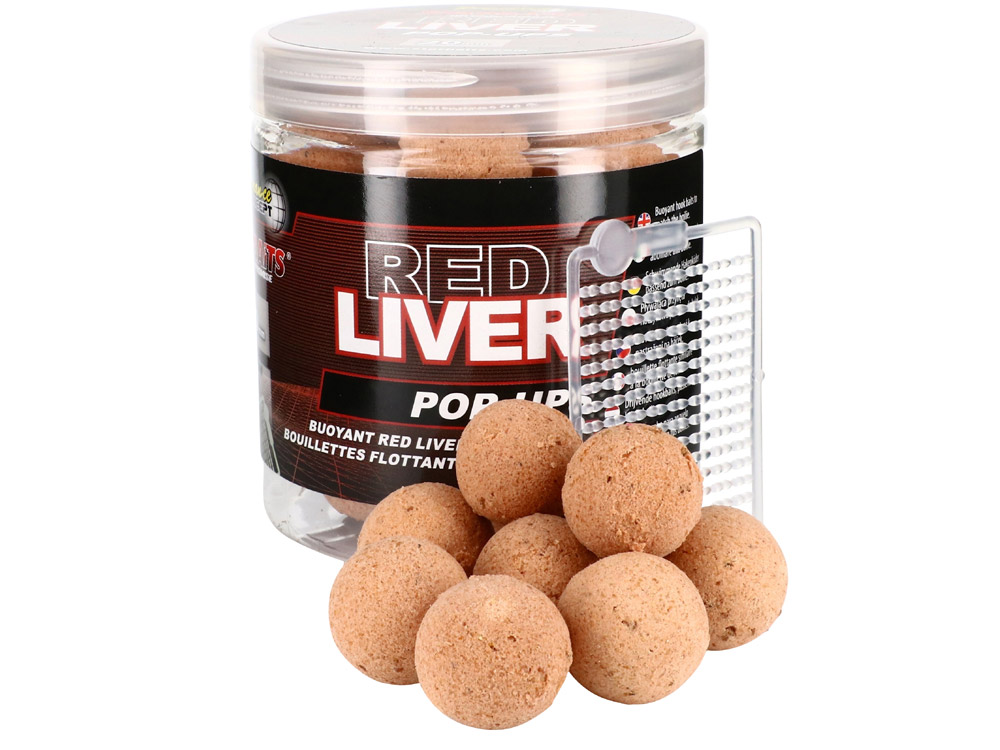 Obrázek k výrobku 70502 - STARBAITS Plovoucí Boilie Concept Red Liver Pop-Up 80 g