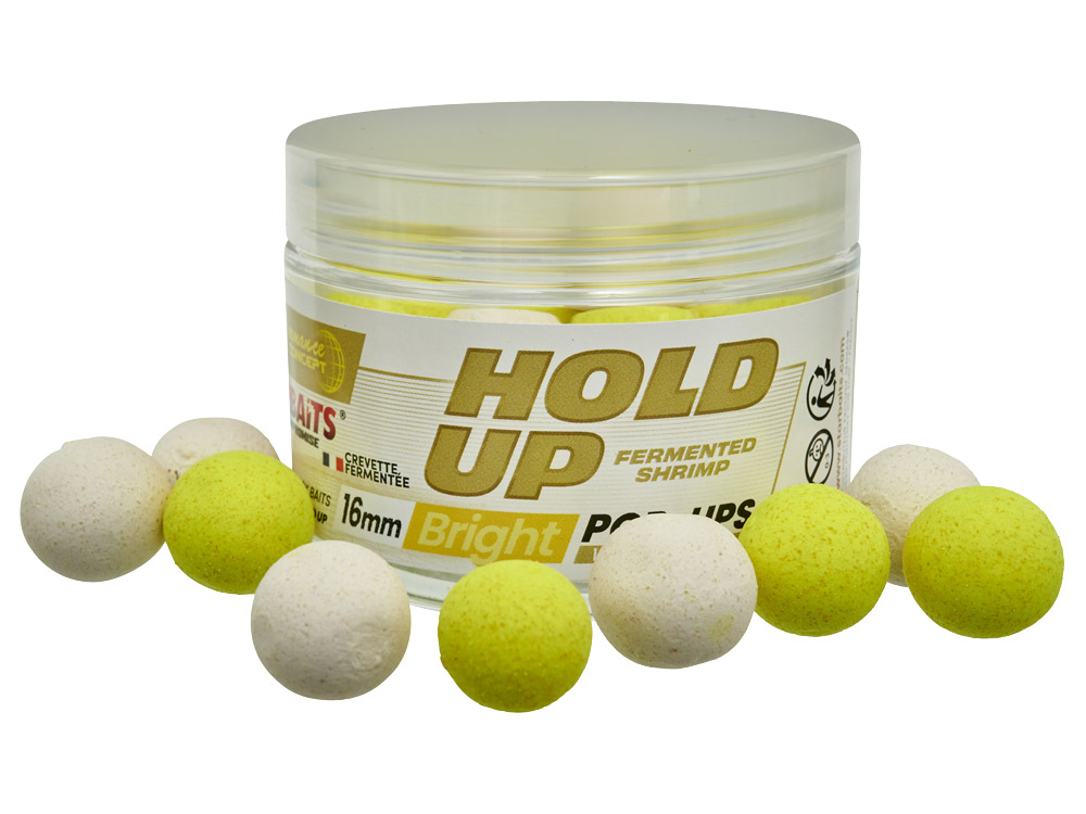 Obrázek k výrobku 73078 - STARBAITS Plovoucí Boilies Bright Pop Up 50g Hold Up Fermented Shrimp 50 g