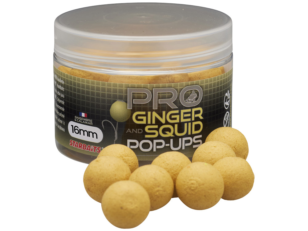 Obrázek k výrobku 73146 - STARBAITS Plovoucí Boilies Pop Up PRO Ginger Squid 50 g