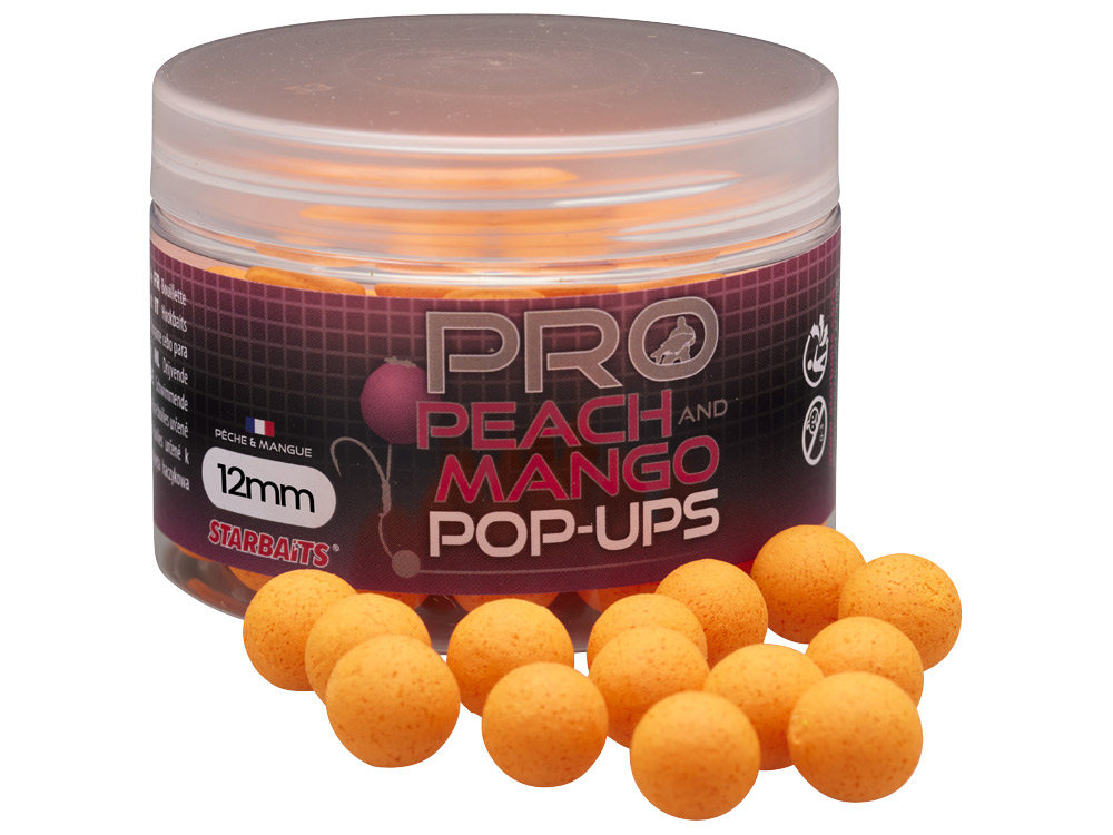 Obrázek k výrobku 73175 - STARBAITS Plovoucí Boilies Pop Up PRO Peach Mango 50 g