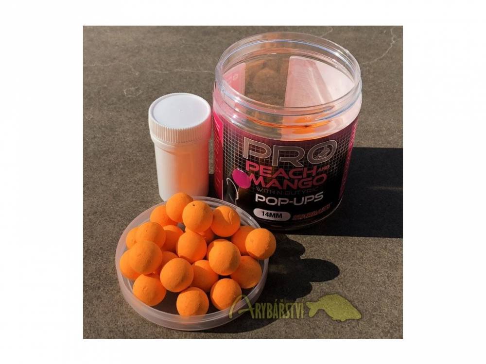 Obrázek k výrobku 61167 - STARBAITS Plovoucí Boilies PROBIOTIC Peach Mango Pop-up