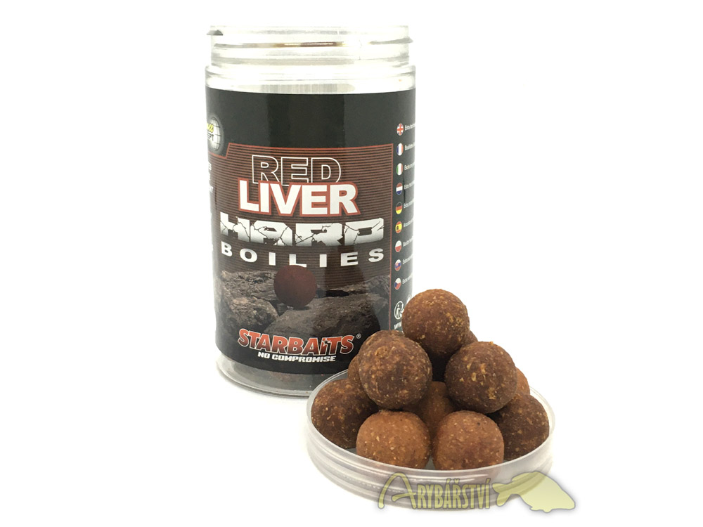 Obrázek k výrobku 70344 - STARBAITS Red Liver Hard Boilies 200 g