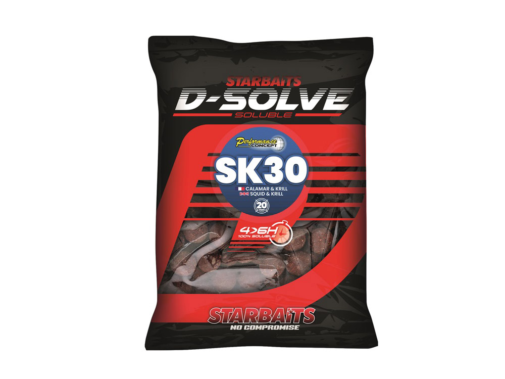 Obrázek k výrobku 73918 - STARBAITS Rozpustné boilie D-Solve Boilies SK30 2.5 kg 20 mm