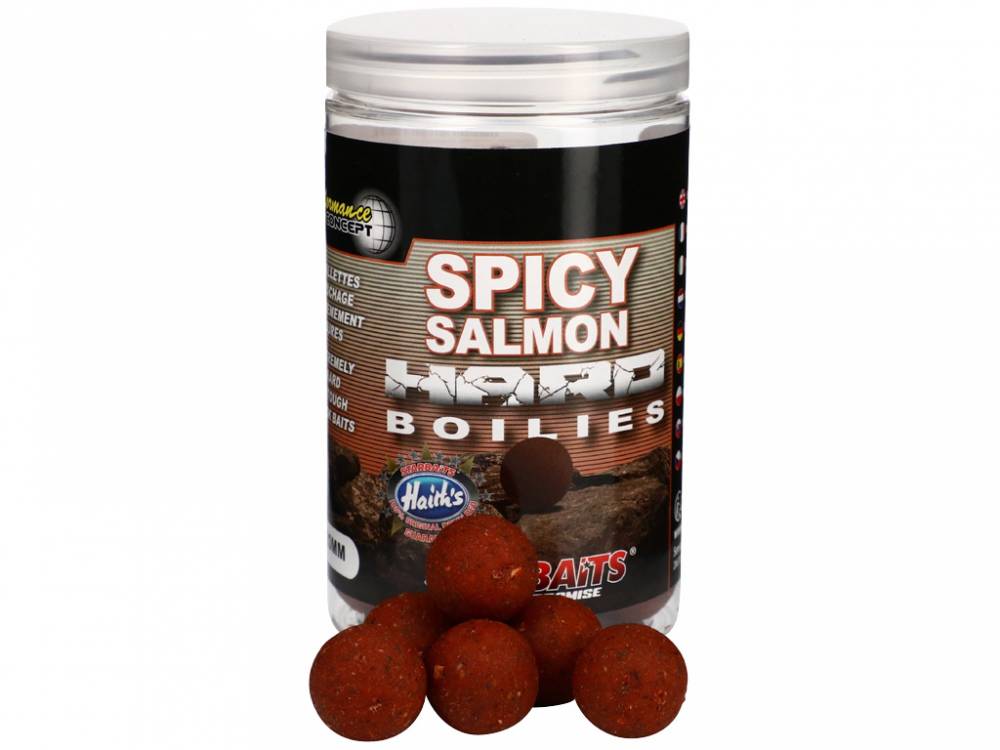 Obrázek k výrobku 63550 - STARBAITS Spicy Salmon Hard Boilies 200 g - Průměr: 20 mm
