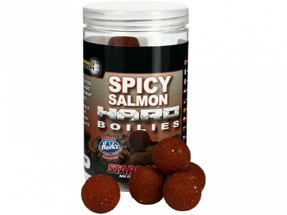 Obrázek k výrobku 63551 - STARBAITS Spicy Salmon Hard Boilies 200 g - Průměr: 24 mm