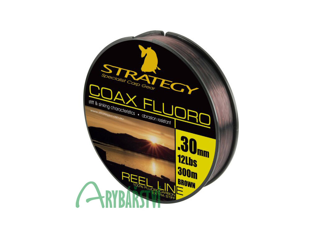 Obrázek k výrobku 69272 - STRATEGY Coax Fluorocarbon 300 m - Průměr: 0.28 mm, Nosnost: 4.5 kg