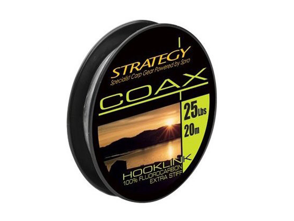 Obrázek k výrobku 69280 - STRATEGY Fluorocarbon Clear Coax Fluoro Hooklink 20 m - Nosnost: 15 Lb