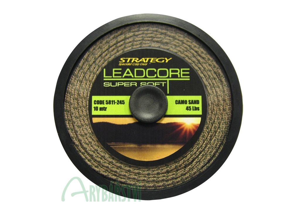 Obrázek k výrobku 69305 - STRATEGY Návazcová šňůra Leadcore 10 m 35 Lb - Barva: camo sand písek