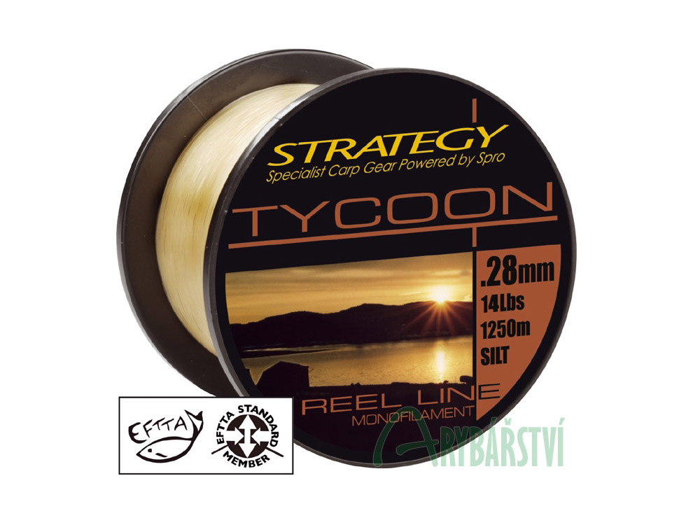 Obrázek k výrobku 69361 - STRATEGY Vlasec Tycoon Silt 1250 m - Průměr: 0.28 mm, Nosnost: 6.3 kg