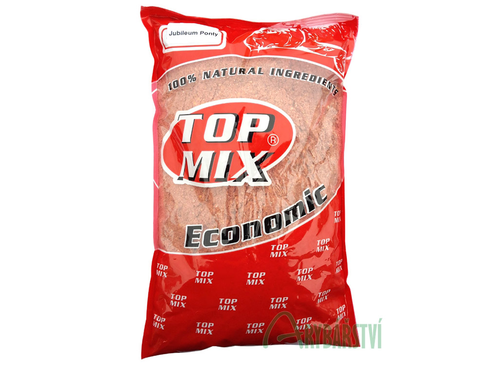 Obrázek k výrobku 69641 - TOP MIX Krmítková směs Economic Groundbait 1 kg - Příchuť: jubileum kapr