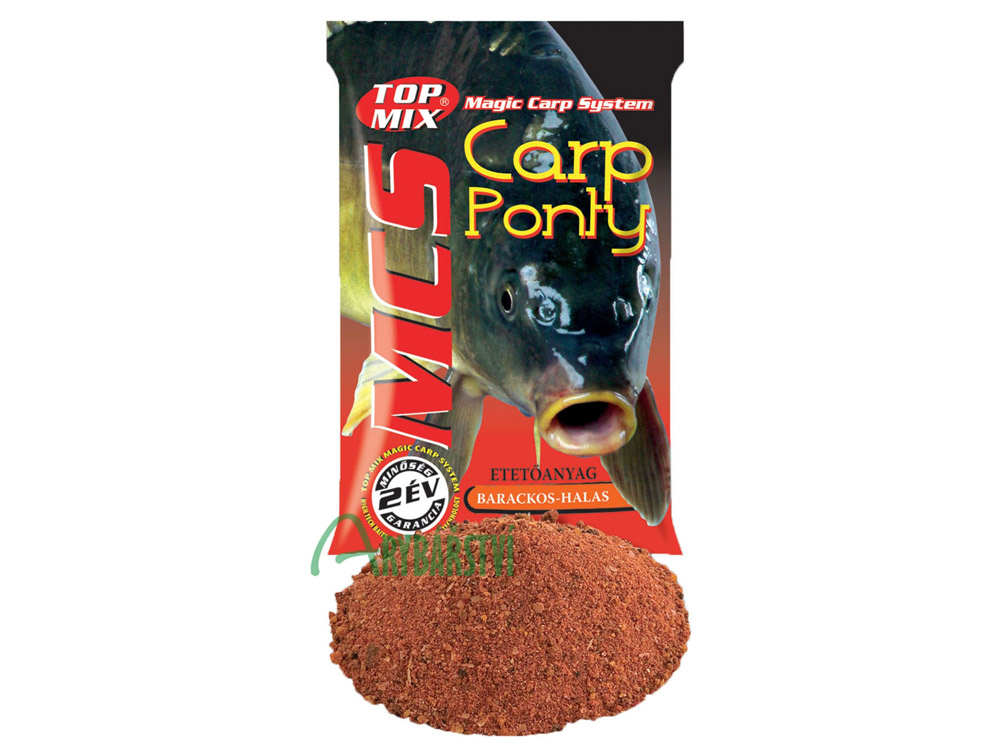 Obrázek k výrobku 69643 - TOP MIX Krmítková směs MCS Groundbait 1 kg - Příchuť: ryba meruňka