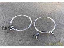 Obrázek k výrobku 71531 - DAM Návazec na dravce Effzett Mono Deadbait Rig 1.00 mm 25 kg 75 cm 2 ks - Velikost háčku: 1