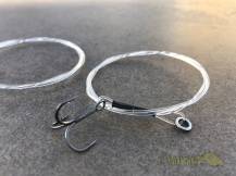 Obrázek k výrobku 71531 - DAM Návazec na dravce Effzett Mono Deadbait Rig 1.00 mm 25 kg 75 cm 2 ks - Velikost háčku: 1