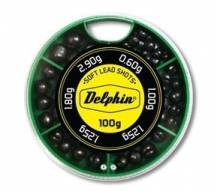 Obrázek k výrobku 52763 - DELPHIN Soft Vyvažovací zátěže Zelená Krabička 100 g