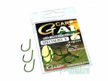 Obrázek k výrobku 53896 - GAMAKATSU Háček G-Carp A1 Camouflage Green Coated Specialist X