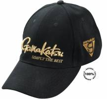 Obrázek k výrobku 54123 - GAMAKATSU Kšiltovka CAP G-Triangle Black/Gold