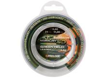 Obrázek k výrobku 73314 - PROLOGIC Šokový vlasec Mimicry Green Helo Leader 100 m 0.40 mm