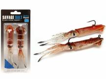 Obrázek k výrobku 67807 - SAVAGE GEAR Gumová nástraha 3D TPE Swim Squid - Velikost: 9.5 cm, Hmotnost: 10 g, Zbarvení: Red brown