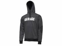 Obrázek k výrobku 71564 - SAVAGE GEAR Mikina Logo Hoodie Dark Gray Melange